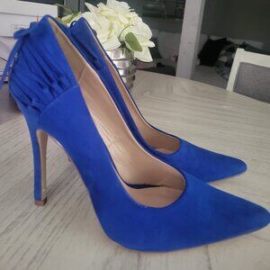 Blue just fab high heals